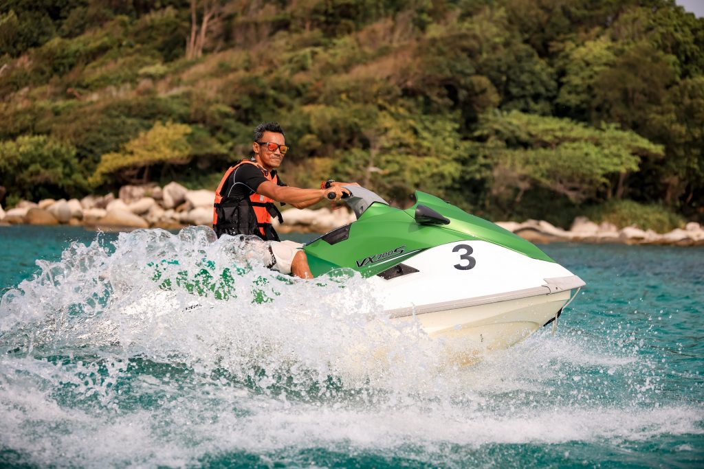 water sports Lagoi Bay - Jet ski adventure at Lagoi Bay Beach