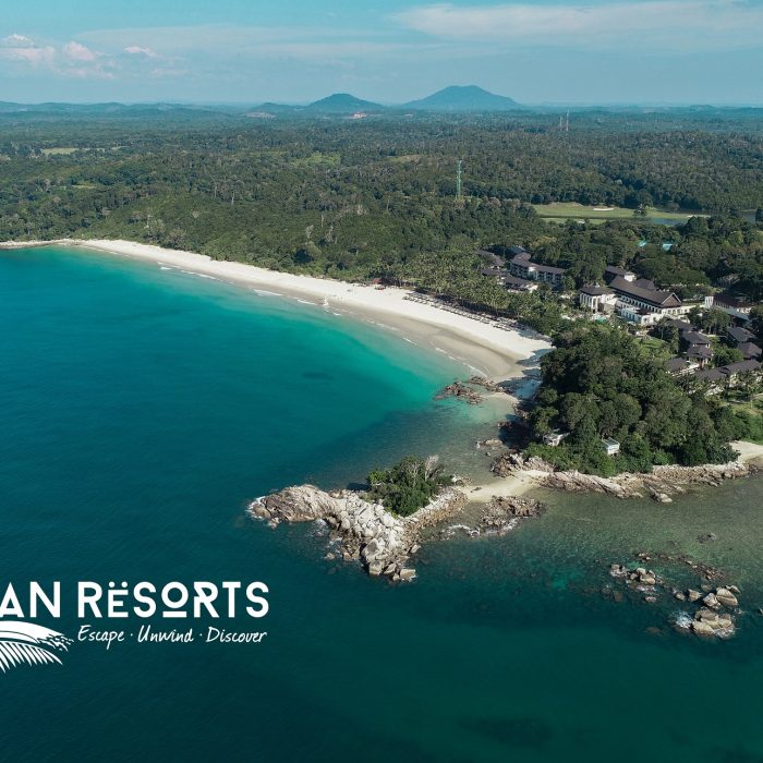 Pemandangan indah Pantai Lagoi Bay di Bintan Resorts