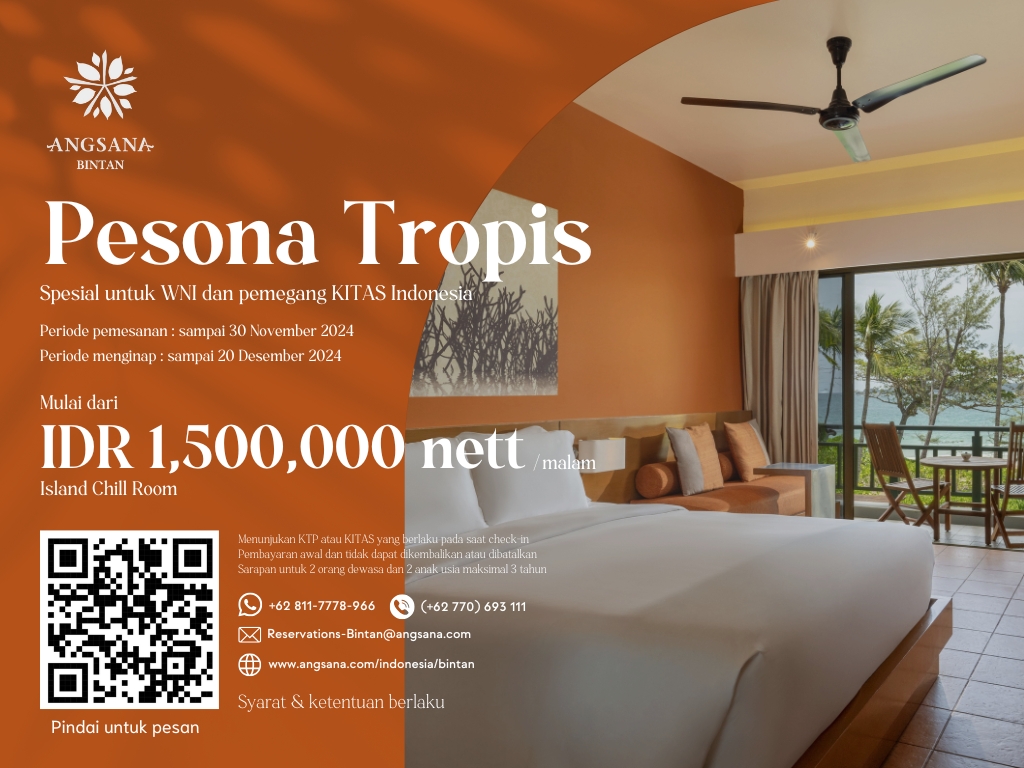 Angsana Bintan: Exclusive Tropical Escape for WNI & KITAS Holders