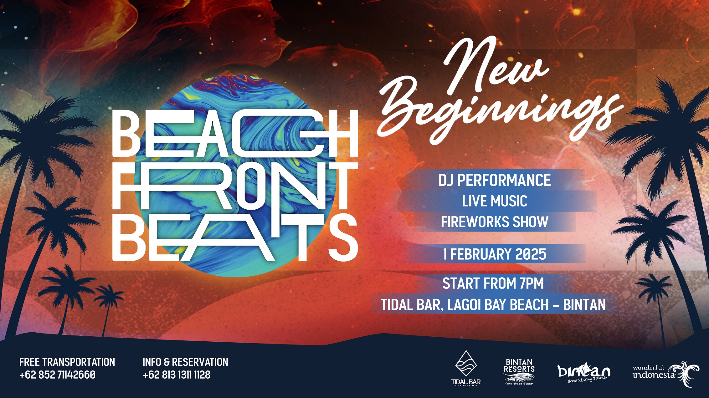 Beach Front Beats Party at Tidal Bar 1 February 2025 — Bintan Resorts