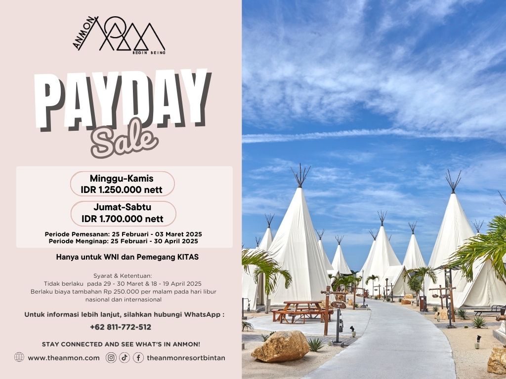 Payday Sale – Exclusive Stay Deals at The ANMON Resort Bintan!