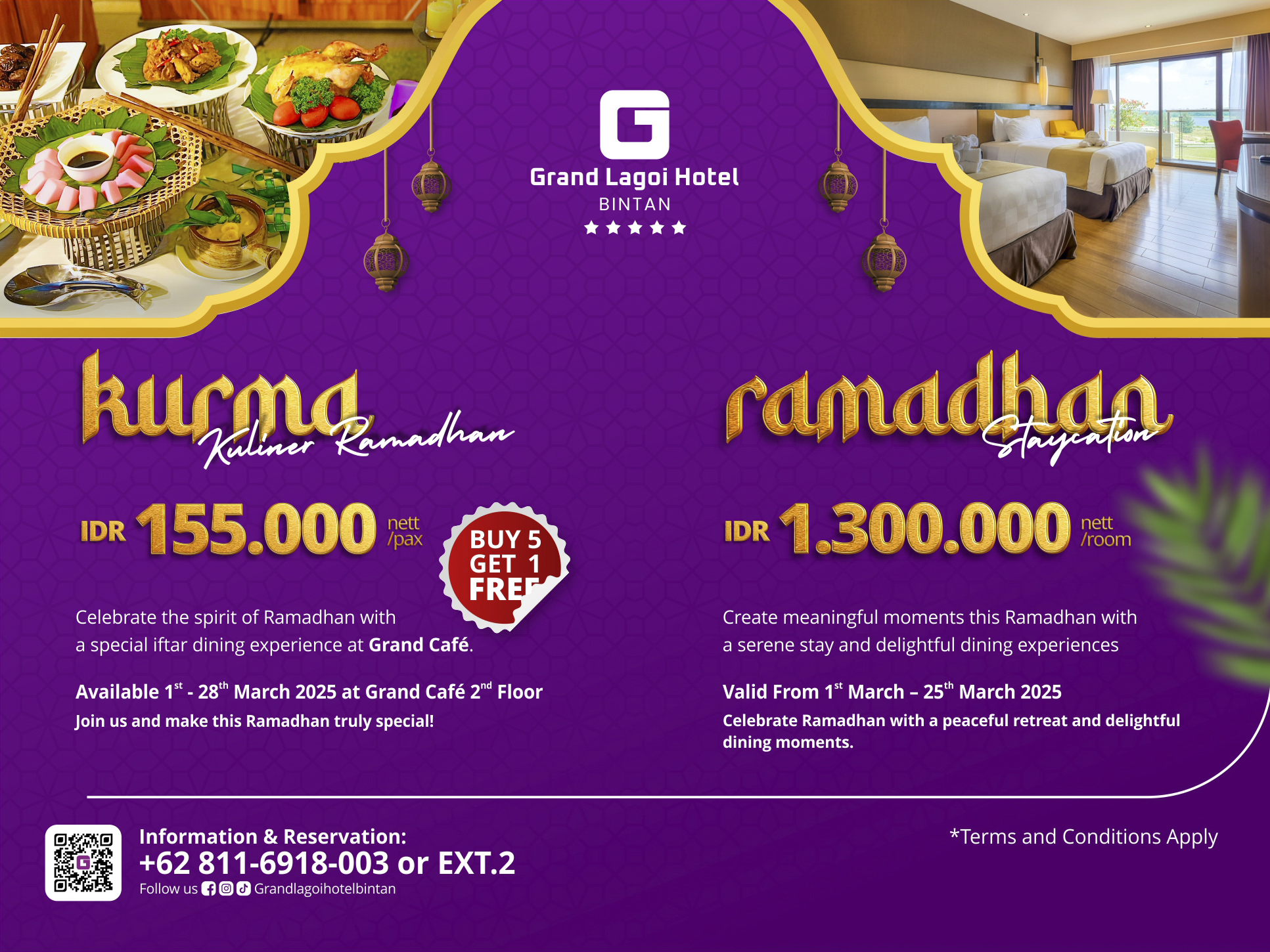 Ramadan Iftar Buffet & Staycation at Grand Lagoi Hotel Bintan