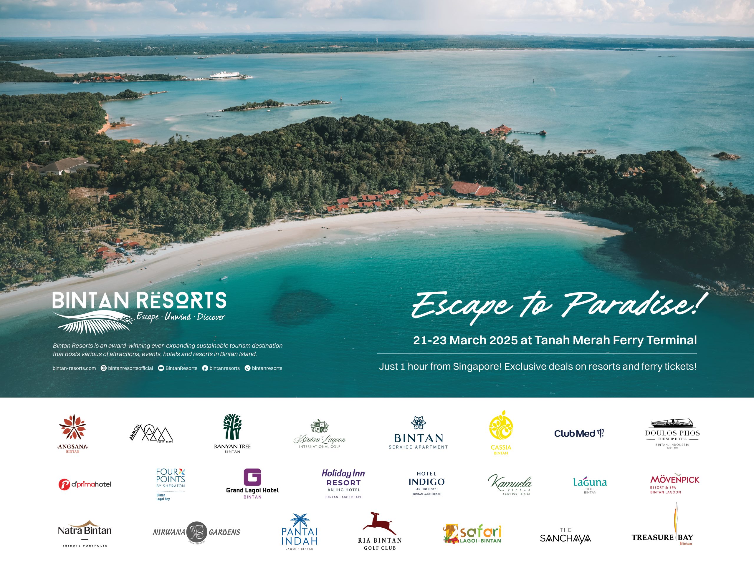 Bintan Resorts Roadshow at Tanah Merah Ferry Terminal